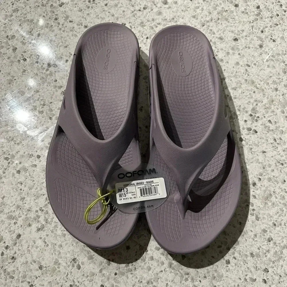 OOFOS Original men’s impact absorption slides size 15 flip-flops - Picture 4 of 6